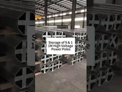 9mと11mの高電圧電源ポール