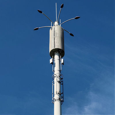 高強度低合金構造鋼板のための梯子とプラットフォームを持つ熱浸し電圧電信ポスト