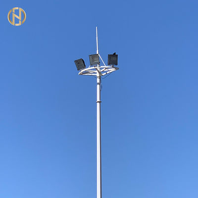 Dodecagonの形の高いマスト ポーランド人は75FT街灯柱に80FT電流を通した