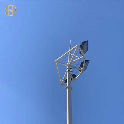 非証明されるタイプ マストの街灯柱高い25M 30M 35M ISO 9001を持ち上げる鋼鉄