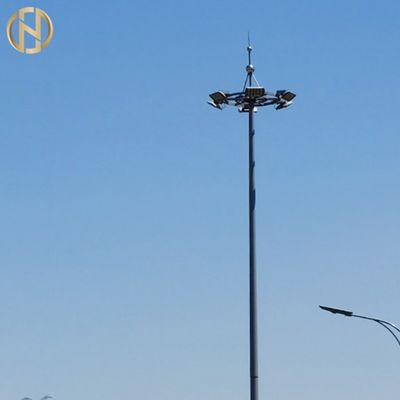 上昇メカニズムの低下を用いる電流を通された12メートル高いマスト ポーランド人