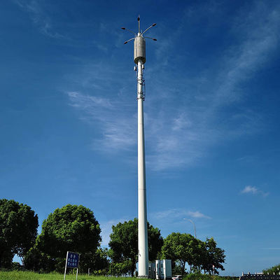 購入 Customizable Height and Wind Design for Telecommunication Post with Steel Pole Structure Analysis Report online manufacture