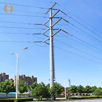購入 テーパー重ね合わせ接合 Q355 亜鉛メッキ鋼製電柱、10-35kV用 15-20M 八角形配電柱、認証済みソースメーカー online manufacture