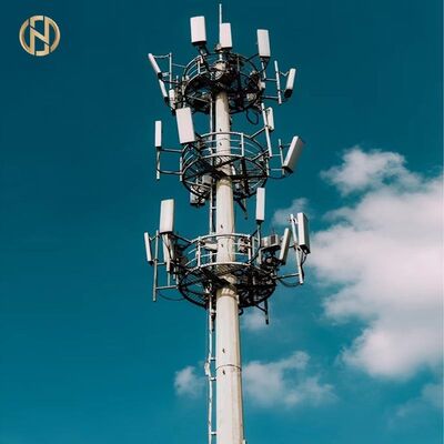 買う ホット・ディップ・ガルバン化電信用鉄柱  TIA/EIA‐222 適合, 4G/5G ベースステーション用 20−50m online manufacture