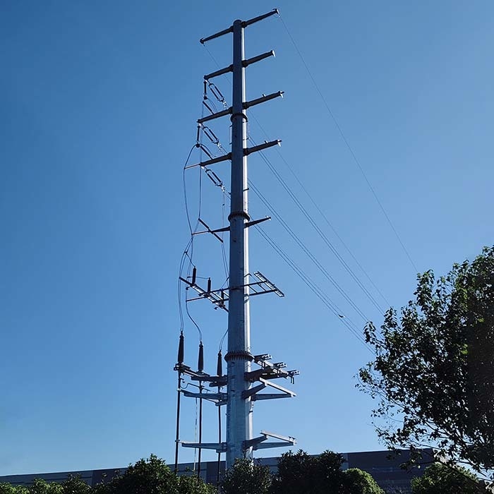 溶融亜鉛めっき高電圧送電線ポール電気機器