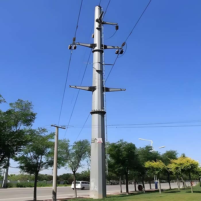 溶融亜鉛めっき高電圧送電線ポール電気機器