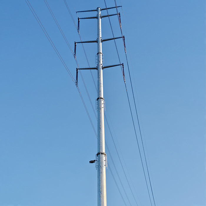 25FT-45FT 八角形多角形溶融亜鉛メッキ電気配電用鋼製電柱