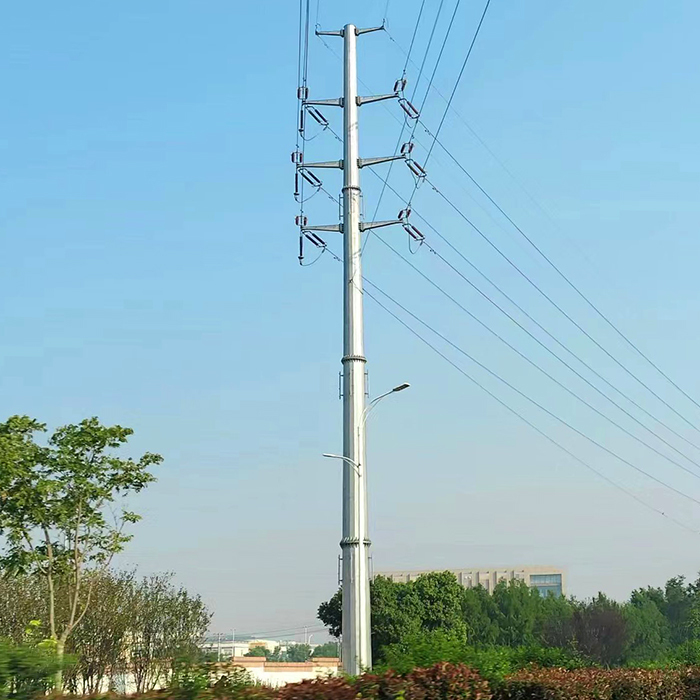 25FT-45FT 八角形多角形溶融亜鉛メッキ電気配電用鋼製電柱