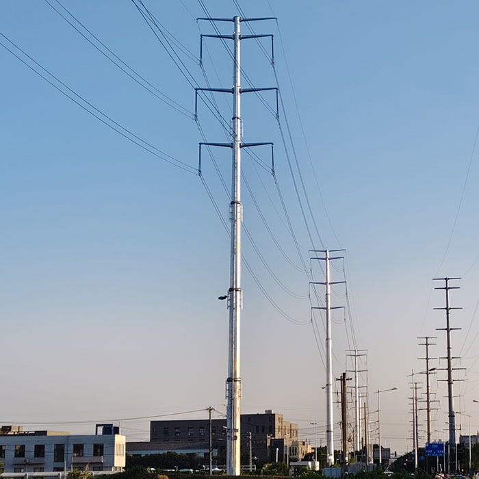 25FT-45FT 八角形多角形溶融亜鉛メッキ電気配電用鋼製電柱