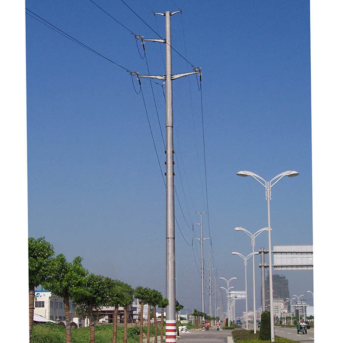 25FT-45FT 八角形多角形溶融亜鉛メッキ電気配電用鋼製電柱
