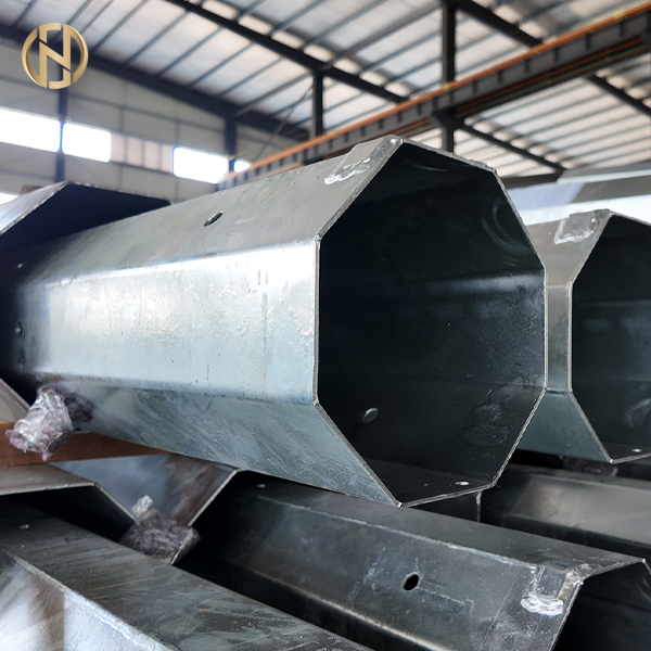 25FT-45FT 八角形多角形溶融亜鉛メッキ電気配電用鋼製電柱