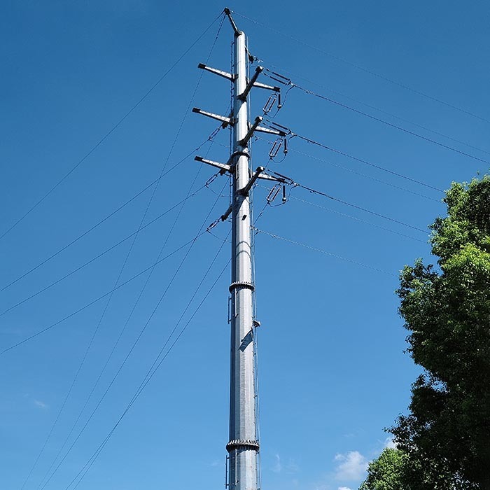 High-quality Export Octagonal Hot-dip Galvanized Transmission Line Steel Poles