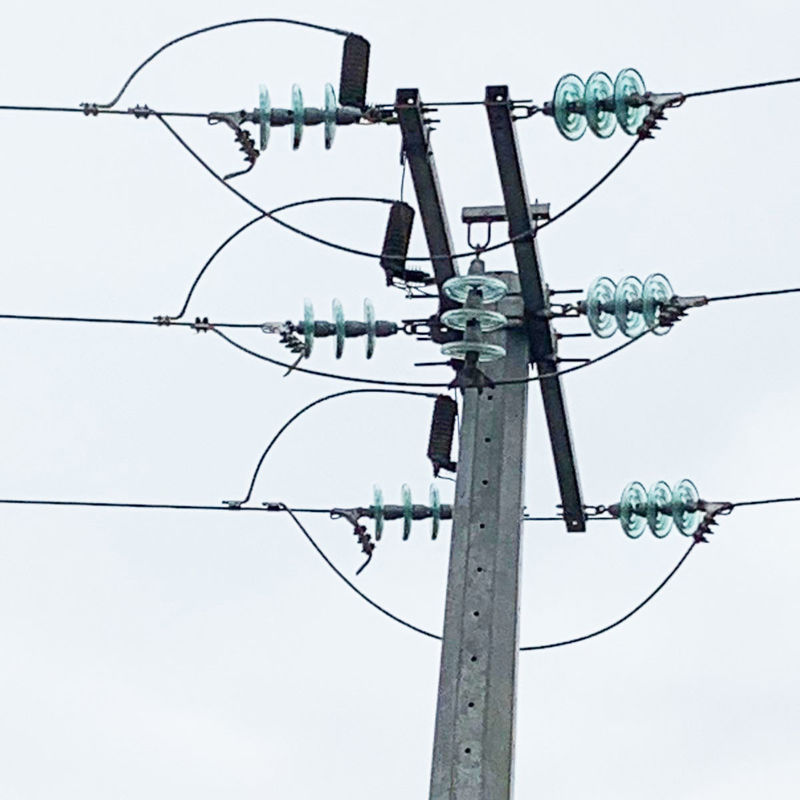 ポーランド人の単一の構造のための33KV 35KV 10000Sの配分のクロスアームアセンブリ