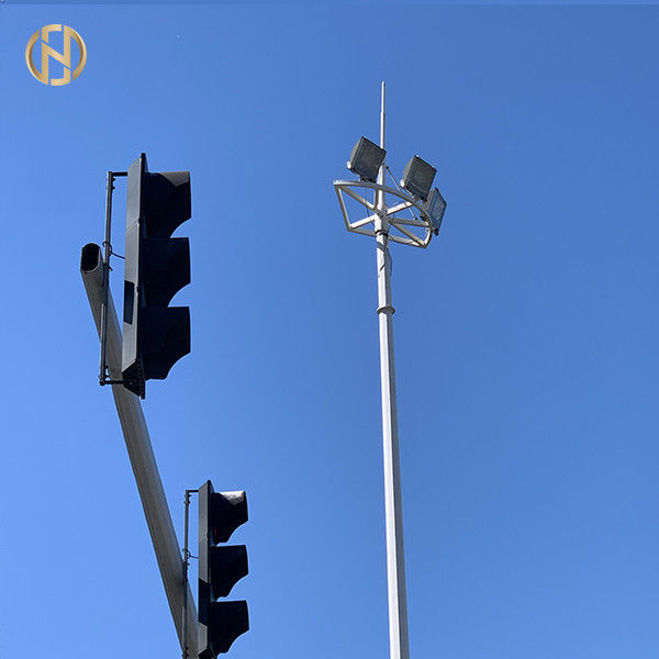 LEDの洪水の照明装置35M 40M オクタデカゴンの形の空港高いマスト ポーランド人