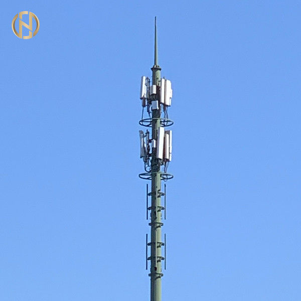 多角形のテレコミュニケーションのポスト35mの36m Monopole電気通信はそびえている