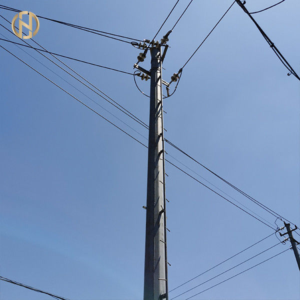 灰色色は55FT八角形の鋼鉄ポーランド人69KV NEA 50FTに60FT 65FT 70FT電流を通しました