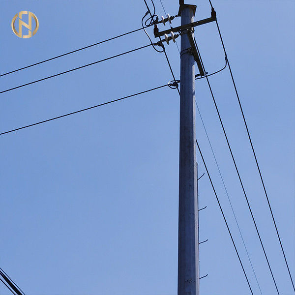 2M - 黒い色の50Mの電力ポーランド人/電柱の鋼鉄灰色