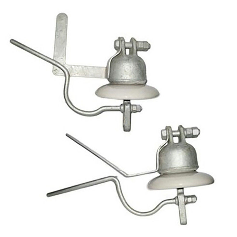 送電線のための中断された磁器の絶縁体のアース線
