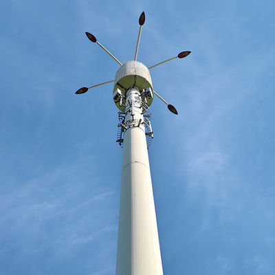 電気通信の柱の高度と風向きの調整可能 鋼鉄の柱構造分析報告